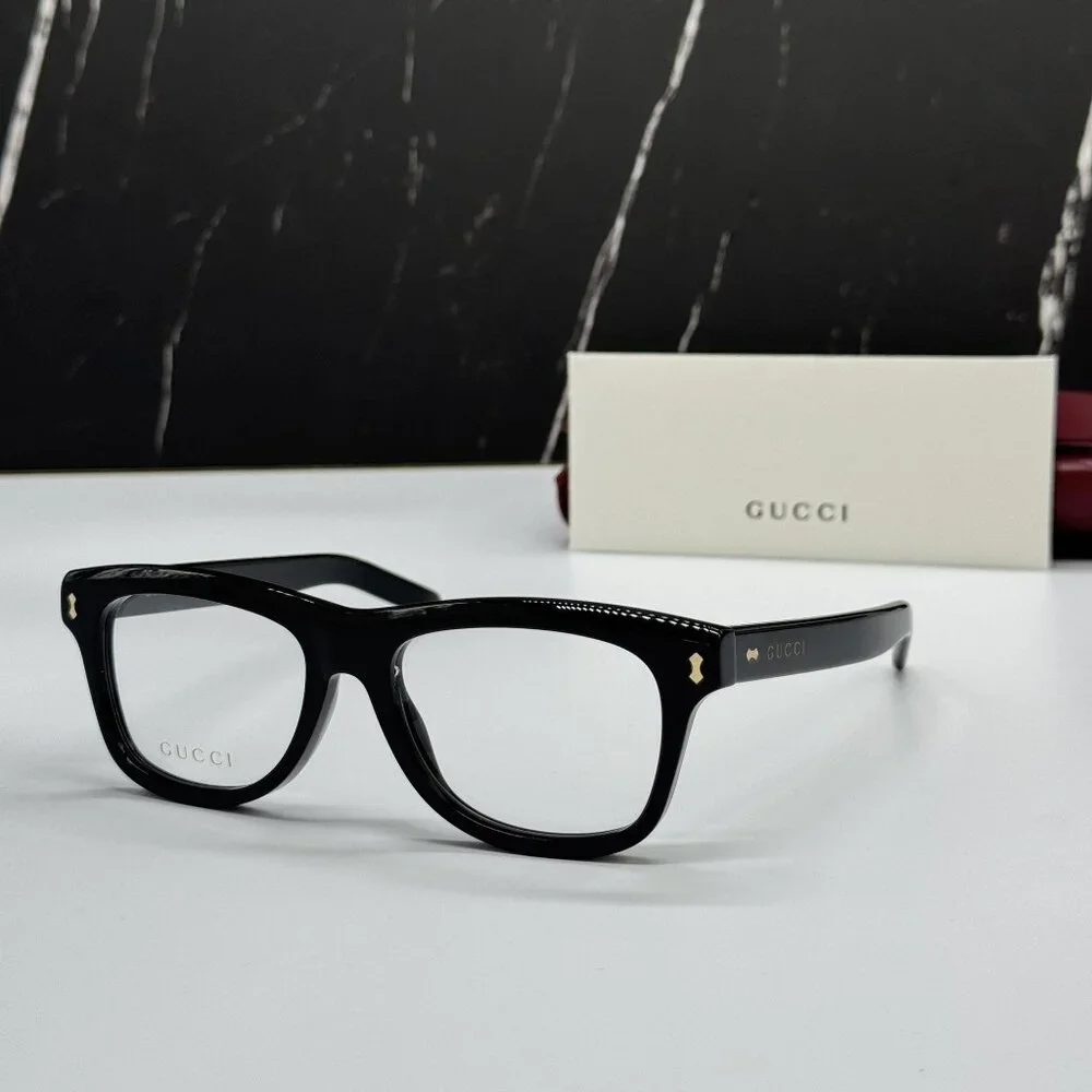 NEW GUCCI BLACK UNISEX GUCCI EYEGLASSES GG1526O 005
